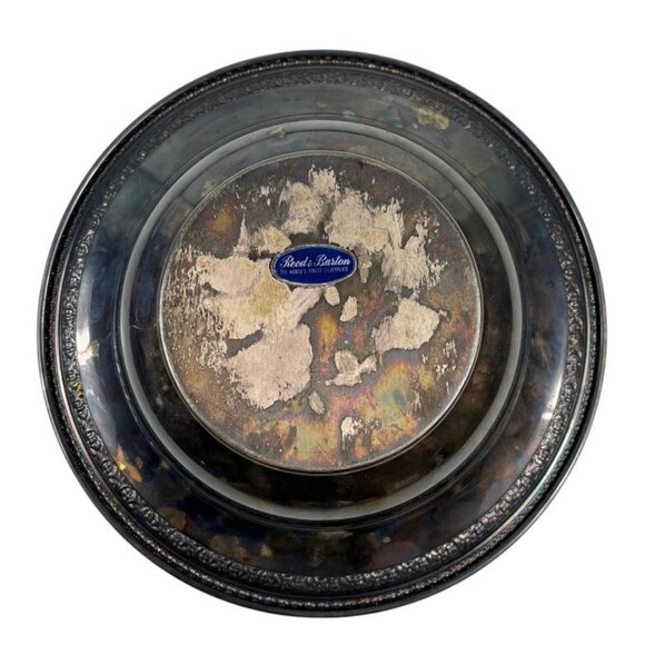 Vintage Reed & Barton #1203 Silverplated Candy Dish Nut Dish Serving Bowl 9.75" - Picture 2 of 6